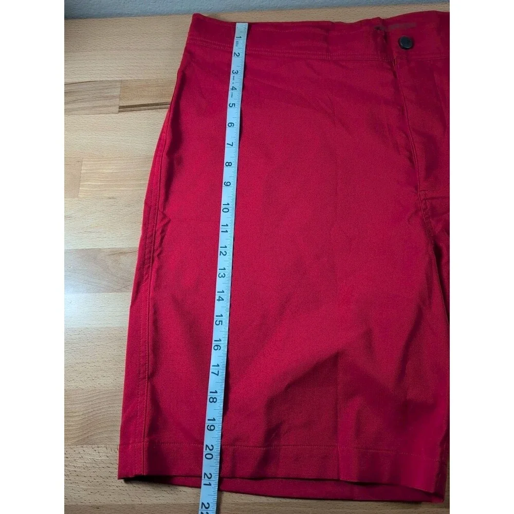 Mack Weldon Board Shorts Men's Size 39/40 Red Swim Trunks Quick Dry